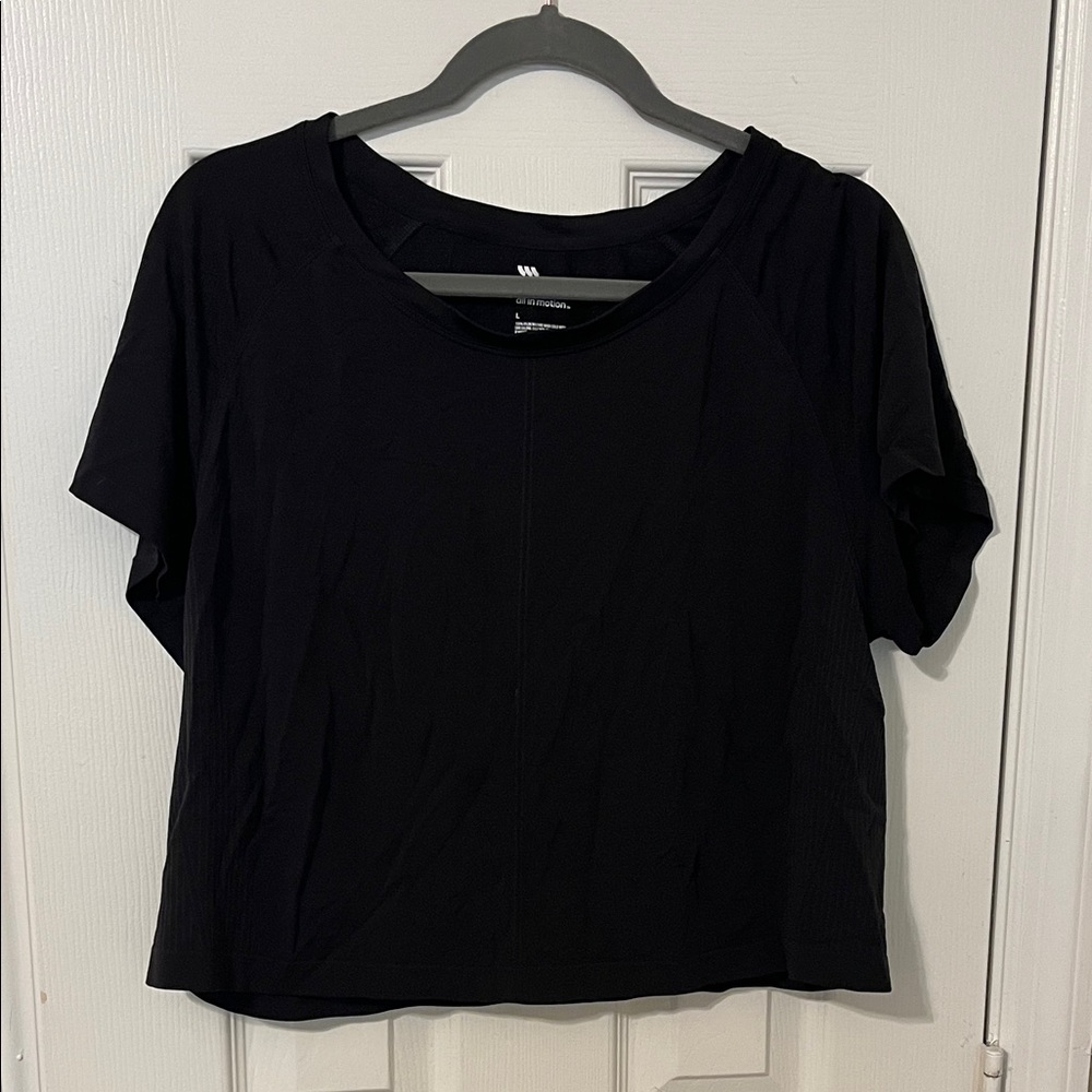 All in Motion Black Athletic Crop Top